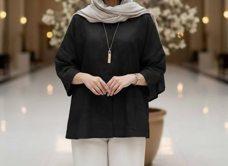شومیز مانتویی پریسا کد: 4985