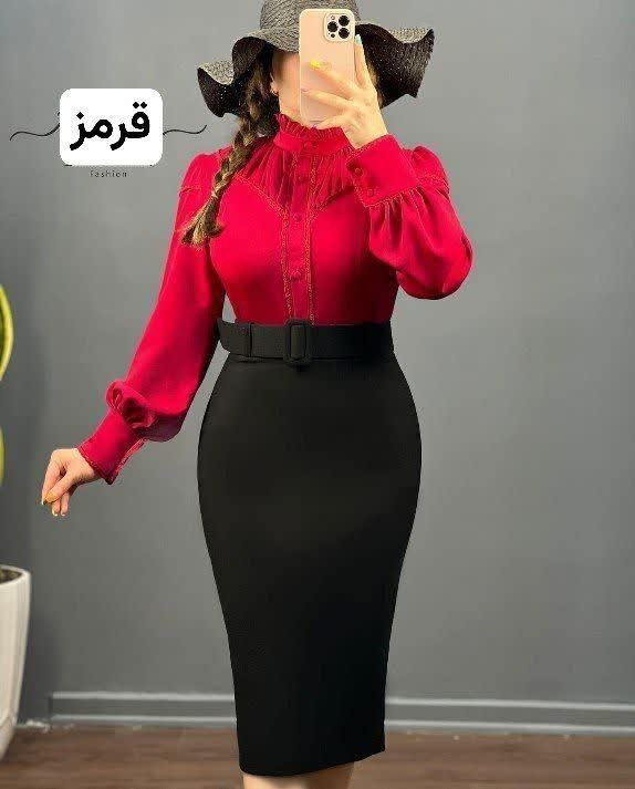شومیز سینه چین کد:43831