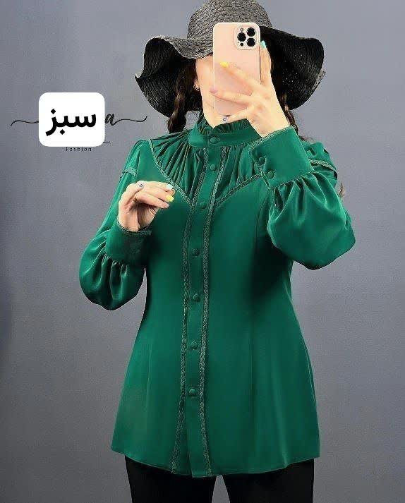شومیز سینه چین کد:43831